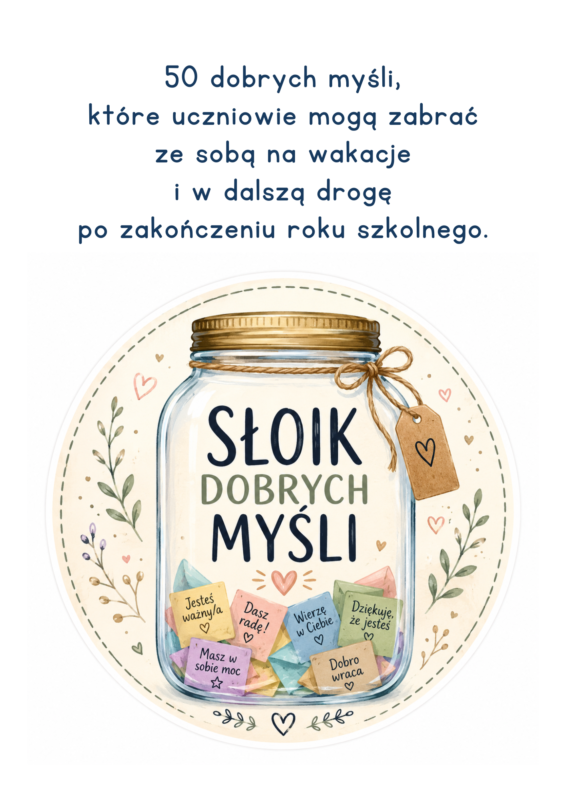 ,,Słoik dobrych myśli"